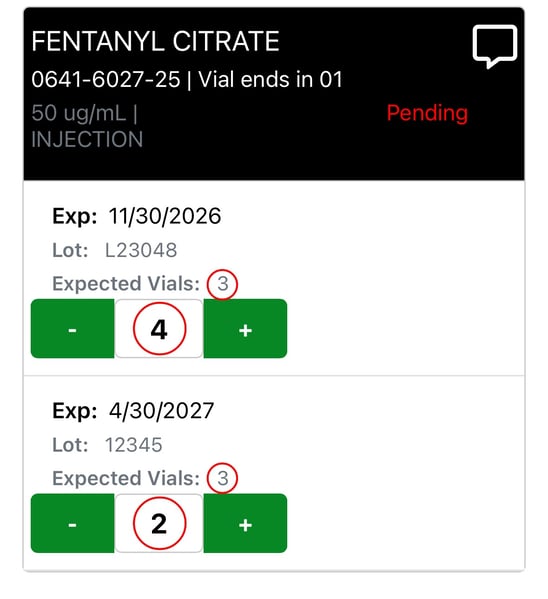 Count Adjust labeled