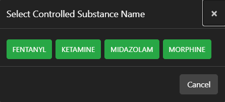 Form 4004 Select Controlled Substance