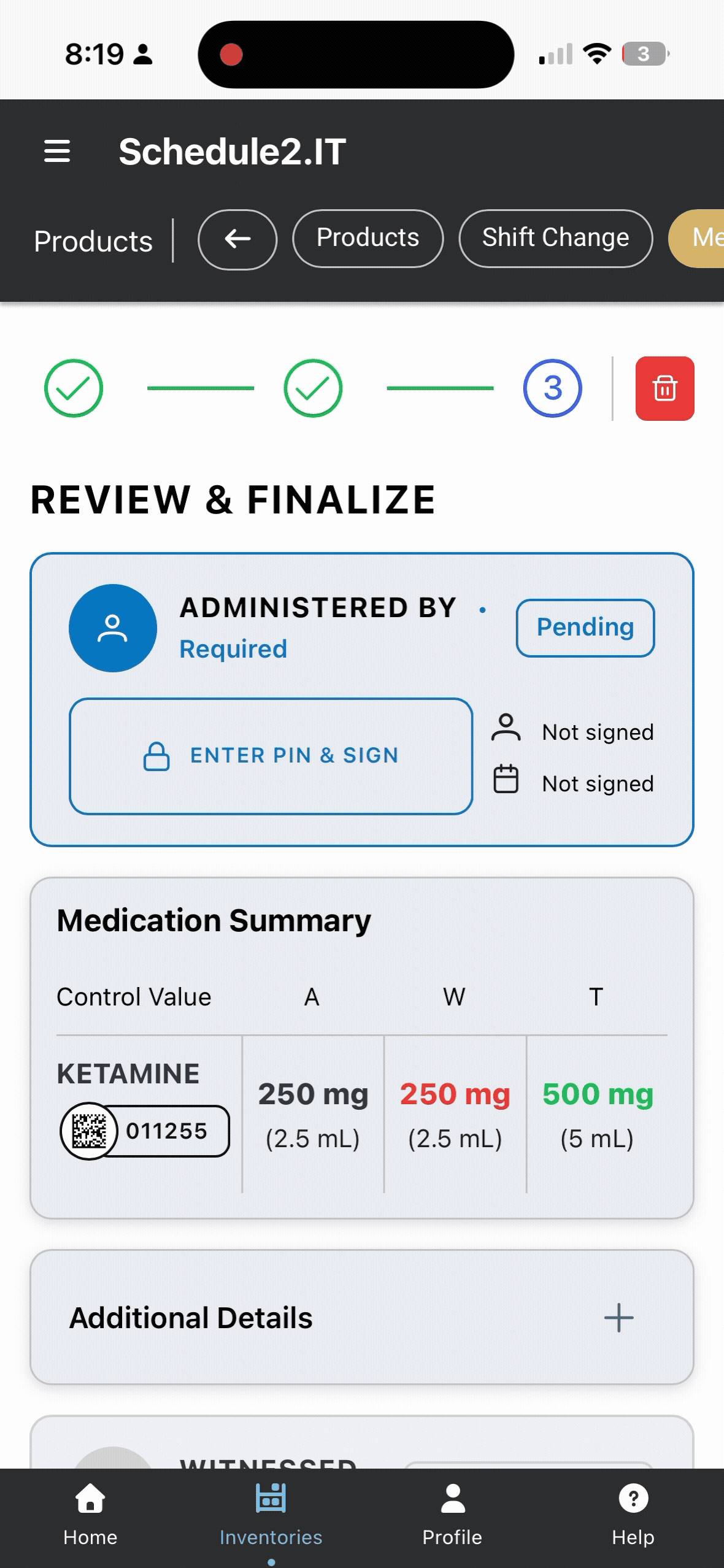 Med Use Review and Finalize