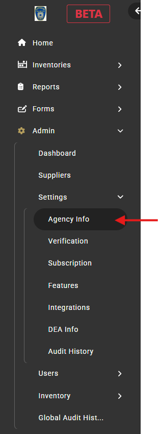 NY Setup Agency Info