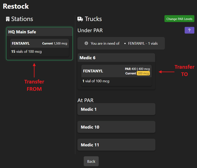 Restock Select Inventory