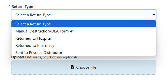 Select return type