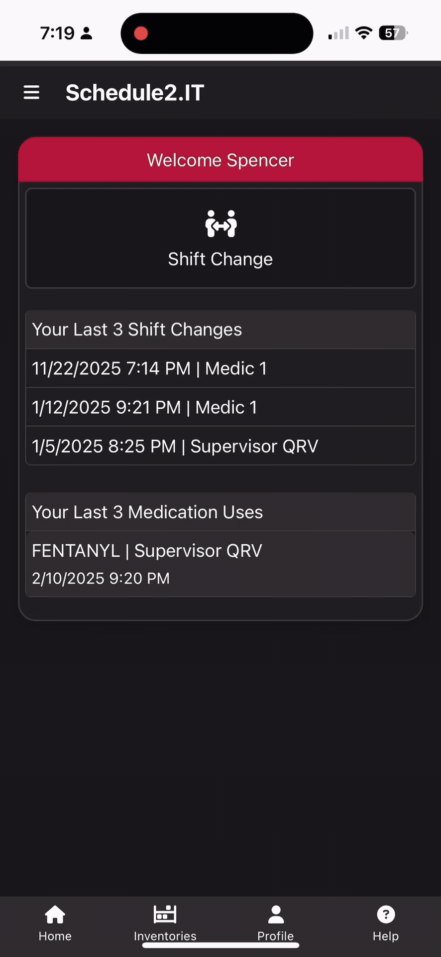Shift Change Unbroken Seal