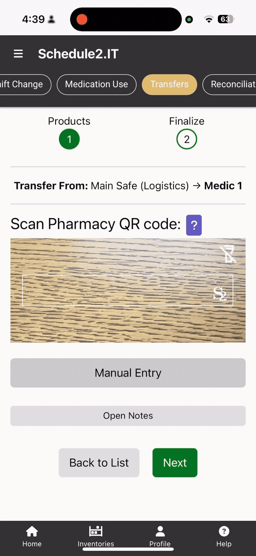Transfer Manual Add