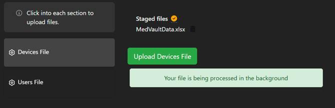 device file upload