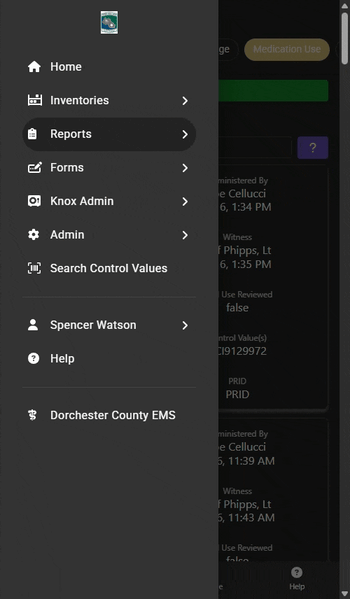 knox event nav
