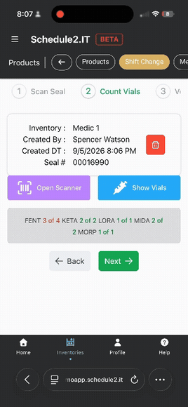manually select cv shift change